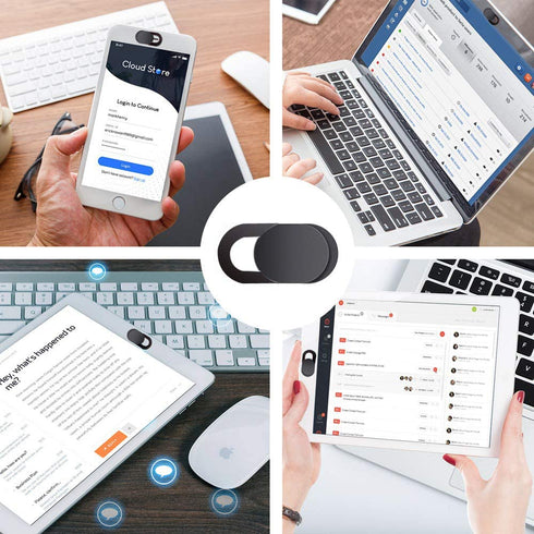 Camera Cover 3 PCS, Webcam Cover Slide,Ultra-Thin Webcam Cover Slide for Laptop, MacBook, PC, Cell Phone and More Accessories,Protect Your Privacy and Security